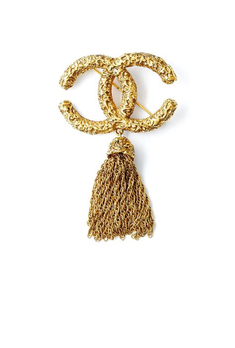 chanel tassel brooch|Chanel brooches.